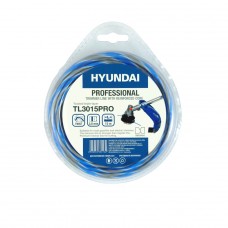 Леска для триммера HYUNDAI TL-3015 PRO 3,0мм*15м, трехсл.витая., Китай
