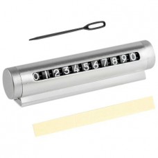 Автовизитка А-004, цвет серебро, Китай