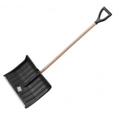 Лопата снеговая пластм. 500х390мм с дер.черенком STARTUL STANDART (ST9074-3),РФ