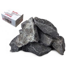 Камень для бани ARIZONE Базальт, колотый, коробка по 20 кг, арт.62-102005, Россия