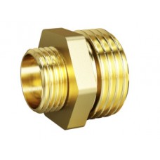 Ниппель переходной LD Pride DN20х10 (3/4"НР х 3/8"НР) латунь, Россия