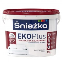 Краска EKO plus 10л белая SNIEZKA, Польша