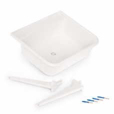 Раковина для сада пластиковая (с кронштейном) М8539, Россия