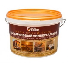 Лак акриловый SUPER DECOR Универсальный 2,5кг, Россия