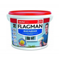 Краска FLAGMAN 31 фасадная (ВД-АК-1031) база TR 3л (3,7 кг), РБ