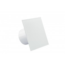 Панель декоративная для вентиляторов АirRoxy dRim Ø100/125мм,универ, стекло, белый матовый, Польша