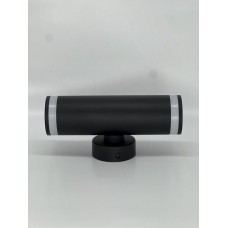 Светильник TruEnergy накладной настенный цоколь 2*GU10 d55*160мм IP20 алюминий черный, Китай
