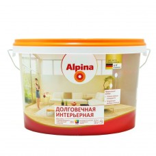 Краска ВД-АК Alpina Долговечная интерьерная База1, белая, 0,9л / 1,35кг, Беларусь