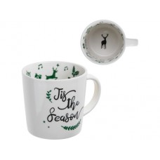 Кружка керамическая PERFECTO LINEA 350 мл., SNOWFLAKE MAGIC-2 арт.30-202512, Китай