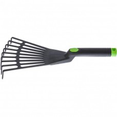 Грабли веерные 9-зубые, 175х350 мм, пластиковые// Palisad, Китай