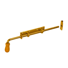WSP 420   Задвижка воротная пружинная с деревянной ручкой 420x1900x50 мм /Польша/
