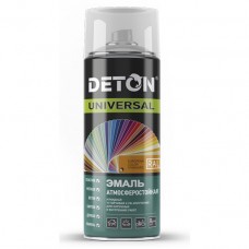 Эмаль алкидная "DETON UNIVERSAL" атмосферостойкая, RAL 9001 светло-бежевая, 520 мл, аэрозоль, Россия