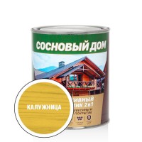 Пропитка Сосновый дом декоративно-защитный состав 0,8л калужница, Россия