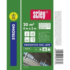 Плёнка Scley строительная вторичная 4х5м 40мкм, LDPE, 0414-400405, Польша