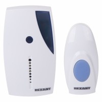 Беспроводной дверной звонок кнопка IP 44 REXANT RX-3 73-0030, Китай