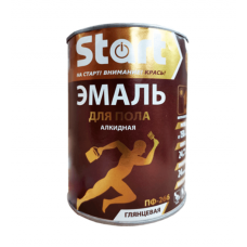 Эмаль для пола ПФ-266 Start золотисто-коричневая 0,8кг, Россия