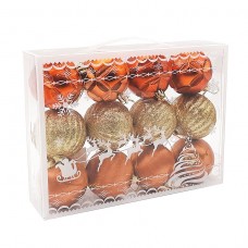 Елочное украшение «НОВОГОДНИЙ МИКС» (набор 12 шт.) GOLD23-084, Китай