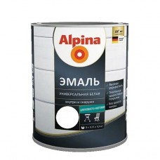 Эмаль алкидн. Alpina Эмаль универсальная шелковисто-матовая, белый 2,5л/2,95кг, РБ Эмаль алкидн. Alpina Эмаль универсальная шелковисто-матовая, белый 2,5л/2,95кг, РБ