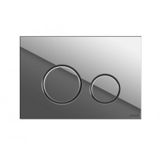 Кнопка для инсталляции Cersanit TWINS для LINK PRO/VECTOR/LINK/HI-TEC пластик хром глянцевый 63523, РФ