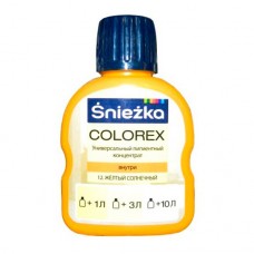 Краситель Colorex №12 солнечно-жёлтый, 0.10л, Польша