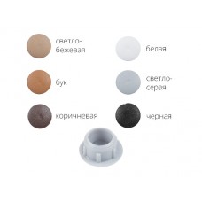 Заглушка под отверстие, декоративная 10 мм черная (30 шт в зип-локе) STARFIX, арт.SMZ1-62532-30, Россия