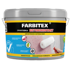Грунтовка FARBITEX акриловая бетоноконтакт 7 кг, Россия