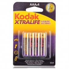 Элемент питания Kodak LR03-4BL XTRALIFE [K3A-4] (40/200/32000), Китай
