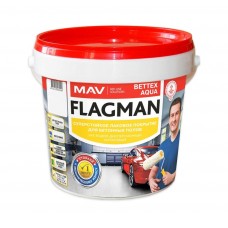Краска FLAGMAN BETTEX AQUA суперстойкое покрытие серая матовая 3л (3,0кг), РБ