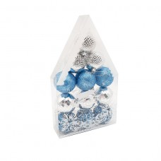 Елочное украшение «НОВОГОДНИЙ МИКС» (набор 12 шт.) SIL23-156, Китай