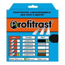 УплотнительSD-55 (черный) 6м 14*12мм Profitrast, Китай