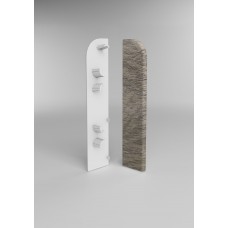 Заглушка торцевая Comfort для плинтуса Классик 80мм (1пар. флоупак) Секвойя серая 435, Армения