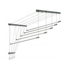 Сушилка для белья PERFECTO LINEA потолочная алюм. 1,8 м, 5 стержней, SILVER STYLE арт.36-004845, РБ