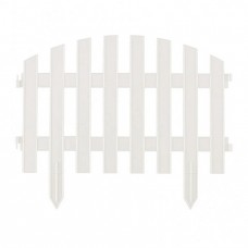 Забор декоративный RENESSANS №2, 3,1х0,35 м, белый, GARDENPLAST, арт.50011, РБ