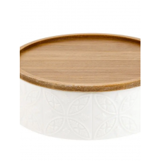 Салатник с бамбуковой крышкой "Naturel" v=350мл. d=14,5см 2632039, Китай