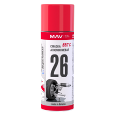 Смазка алюминиевая MAV aluminum grease аэрозоль 520 мл, Беларусь