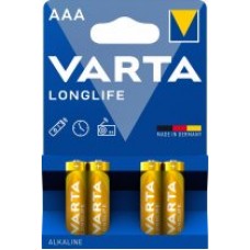 Комплект батареек VARTA LONGLIFE LR03 AAA B4, Германия